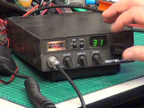 Moonraker Master CB27/81 UK CB radio (Handheld) - On the air test pt1of3