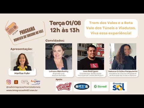 Trem dos Vales e a Rota Vale dos Túneis e Viadutos