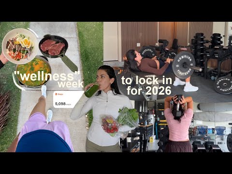 a week of wellness to start 2026 RIGHT! (my workouts, cooking at home, & healthy habits)