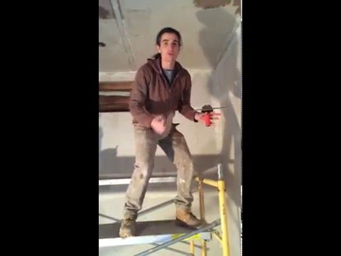 Applying Clay Plaster to Ceiling