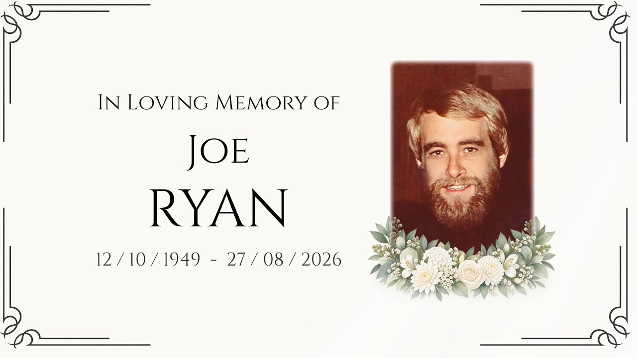 Memorial service livestream thumbnail for Joseph Anthony 