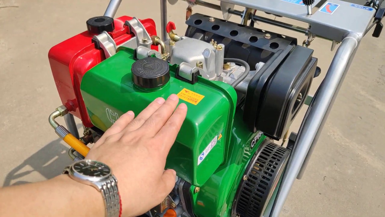 Mini crawler type garden truck dumper Chassis system with diesel engine