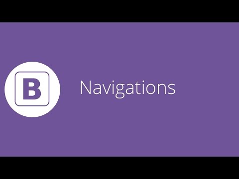 Bootstrap tutorial 17 - Navigation