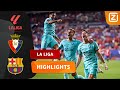 WAT EEN WERELDPASS VAN FRENKIE DE JONG!?? | Osasuna vs FC Barcelona | La Liga 2023/24 | Samenvatting