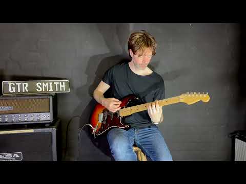 + New Video Fender Custom Shop Stratocaster Ex Bush Nigel Pulsford 3 Tone Sunburst Guitar + Case image 26