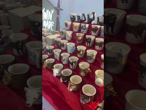 3-D coffee mugs at terminal 21 mall Pattaya, Thailand