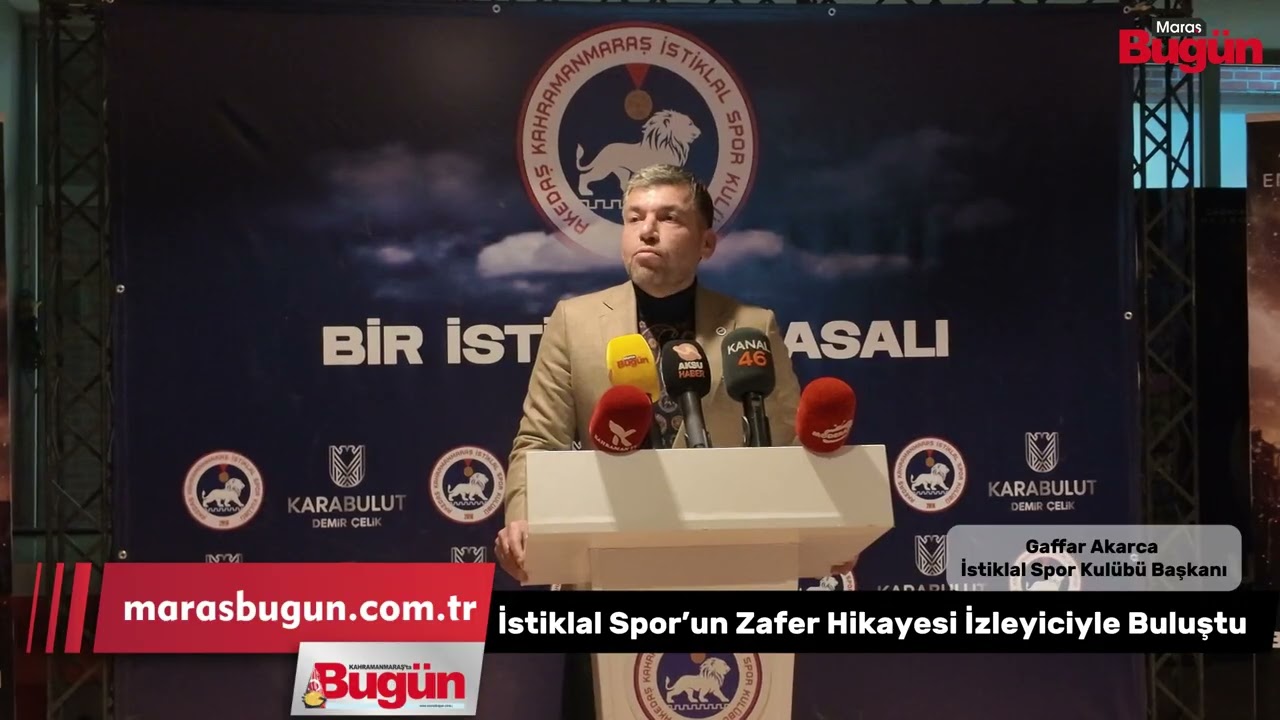 İstiklal Spor’un Zafer Hikayesi İzleyiciyle Buluştu