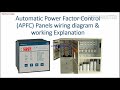 How Automatic Power Factor relay working(APFC) |APFC panel power & control wiring diagram explained How Automatic Power Factor relay working(APFC) |APFC panel power & control wiring diagram explained