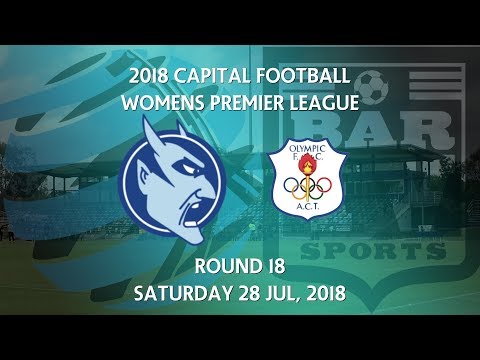 2018 Capital Football Women's Round 18 - Canberra Olympic v Belconnen United FC