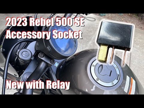 2023 Honda Rebel 500 SE Accessory Socket - USB