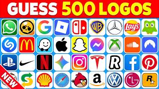 Guess the Logo in 3 Seconds | 500 Famous Logos | Logo Quiz 2026