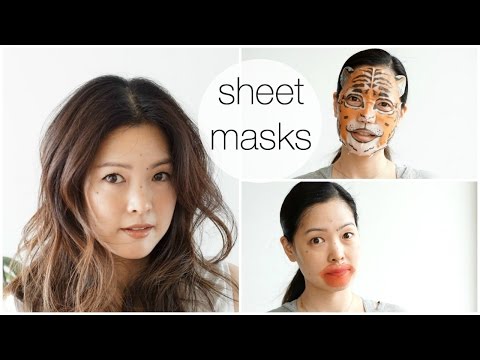 Japanese/Korean SHEET MASK Haul & Demo! Video