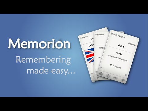 Memorion Flashcard Learning Video