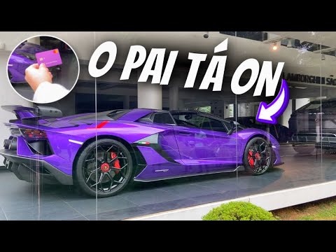 I PAID ON CREDIT CARD, 300 THOUSAND IN IPVA PER YEAR, LAMBORGHINI AVENTADOR SVJ