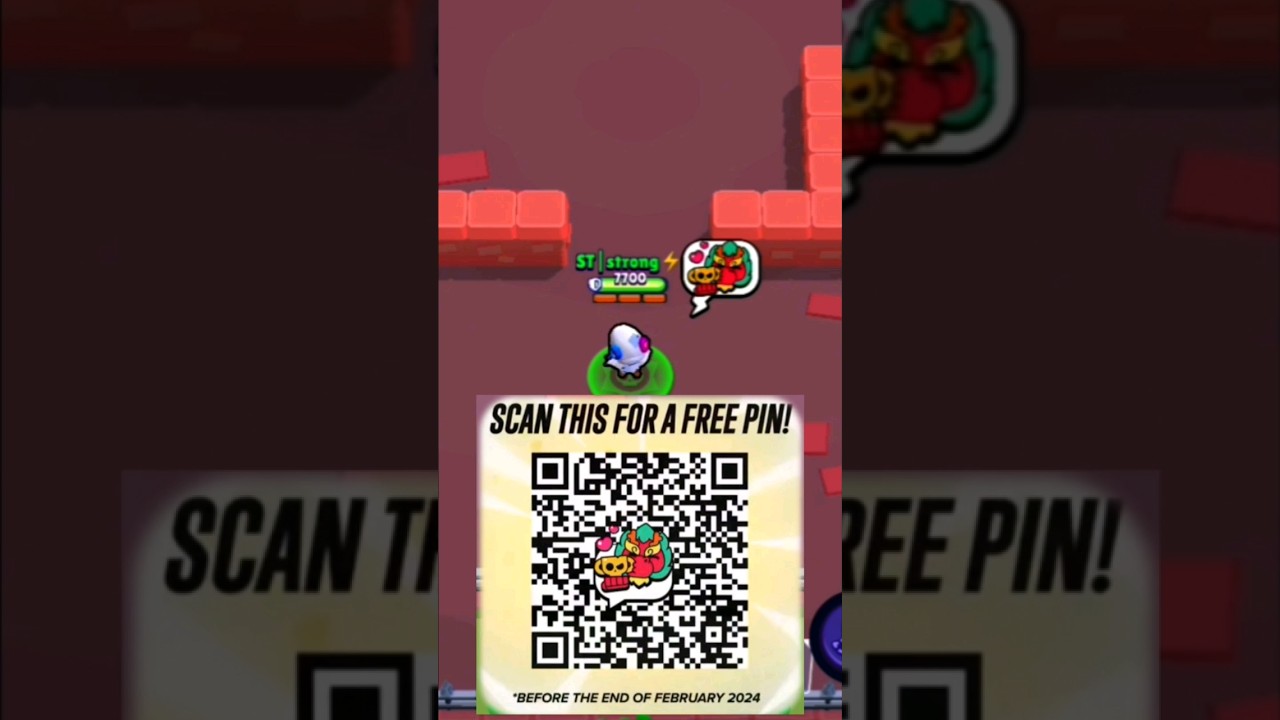 qr code Brawl Stars free pin😱😱😱 #brawlstars #sorts #supercell