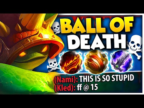 Rammus...but his E does +3K ON-HIT DMG & instantly one-shots everyone 🤣🤣