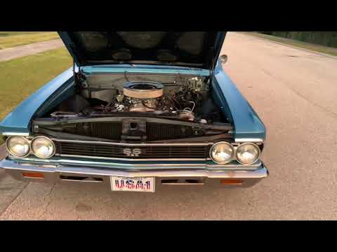 1966 Chevelle SS Marina Blue 396 Big Block 4 Speed
