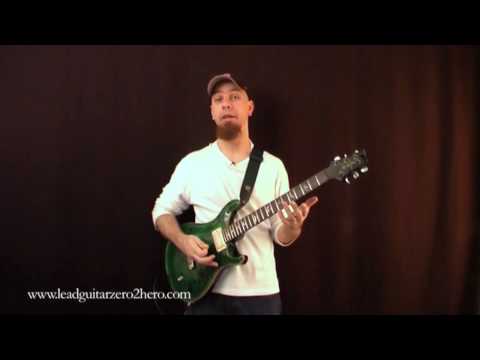 09 Learn Electric Guitar "Hammer Ons & Am Pentatonic Scale" - Rock Guitar Lesson