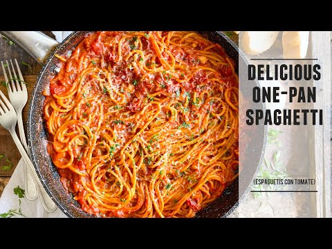 Spaghetti with Spanish flavours video thumbnail