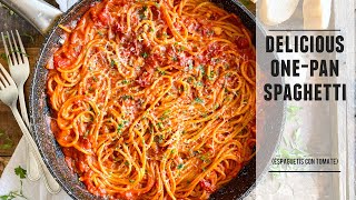 One-Pan Spaghetti with a Smoky Tomato Sauce | Easy & Delicious Recipe