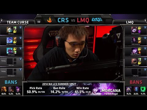 Curse vs LMQ | S4 NA LCS Summer split 2014 Super Week 11 Day 2 | CRS vs LMQ W11D2 G5 Full Game HD