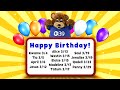 PBS39 Cub Club March 2025 Birthdays