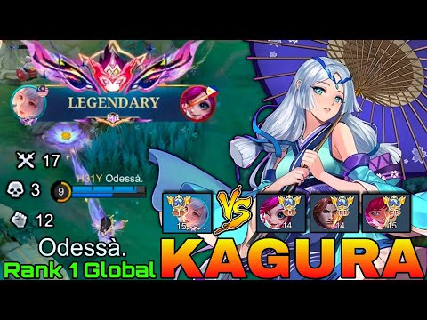 No.1 Kagura VS Top Global Enemies - Top 1 Global Kagura by Odessà. - Mobile Legends