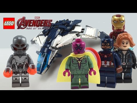 LEGO Avengers Age of Ultron Quinjet Chase review! 76032