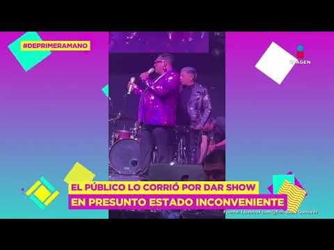 ¡BAJAN al J.J del escenario por dar show BORRACHO! | De Primera Mano