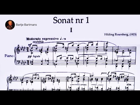 Hilding Rosenberg - Piano Sonata No. 1, Op. 17 (1923)