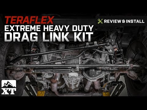 Jeep Wrangler Teraflex Extreme Heavy Duty Drag Link Kit (2007-2017 JK) Review & Install