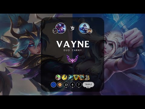 Vayne ADC vs Ashe - EUW Master Patch 13.14
