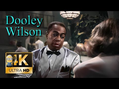 Dooley Wilson AI 4K Colorized Enhanced - As Time Goes By 1942