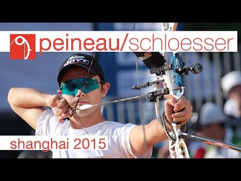 Sébastien Peineau v Mike Schloesser – compound men's gold | Shanghai 2015 Archery World Cup S1