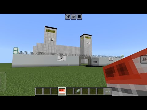 i build the Scp Foundation facility in minecraft addon Scp paradox