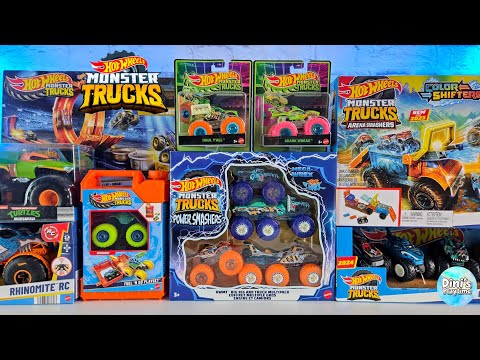 NEW Unboxing Hot Wheels Monster Truck Toys & Review!