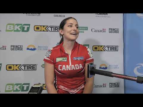 Media Scrum - Bronze Medal - 2022 BKT Tires & OK Tire World Women’s Curling Championship