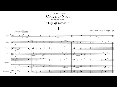 Einojuhani Rautavaara - Piano Concerto No. 3 "Gift of Dreams" (1998)
