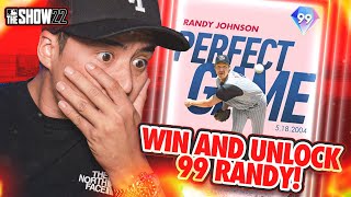 If I win I get 99 RANDY JOHNSON (1,000,000 STUBS!) MLB The Show 22