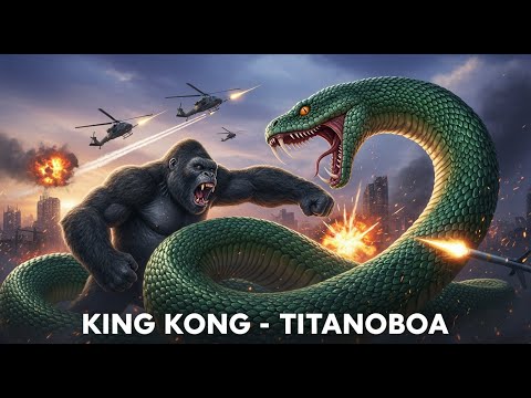 The-Ultimate-Showdown-Battlefield-of-Giants–King-Kong-Titanoboa-&-The-Army-Unleashed
