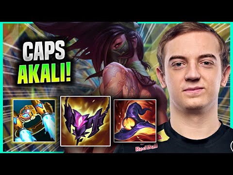 CAPS IS INSANE WITH AKALI! - G2 Caps Plays Akali TOP vs Camille! | Preseason 2022
