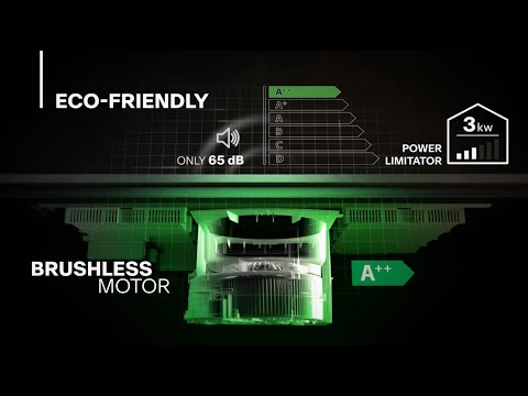 Maris 2gether FMA839HI black glass with cast iron grid 830mm wide