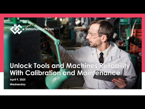 Débloquer la fiabilité des outils et des machines - Webinaire