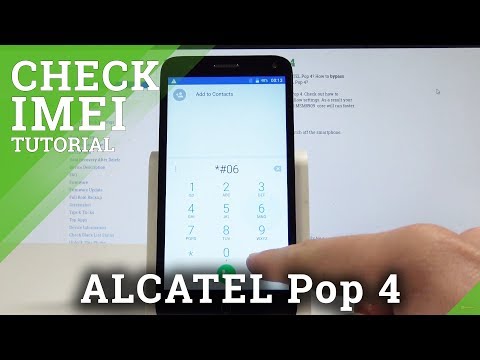 How to Check IMEI Number in ALCATEL Pop 4 - Serial Number Access