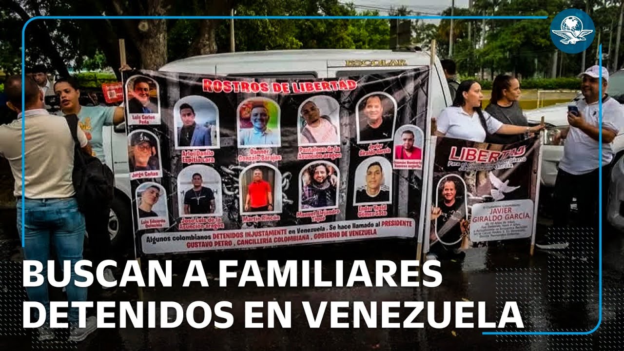 Colombianos piden liberación de familiares detenidos en Venezuela