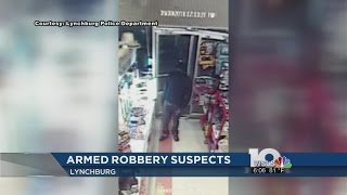 Lynchburg police arrest one, searching for another in connection with Fast Mart 5 robbery