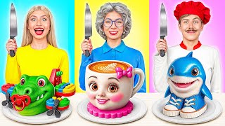 Me vs Grandma Cooking Challenge | Simple Kitchen Recipes by Bubba DO Challenge