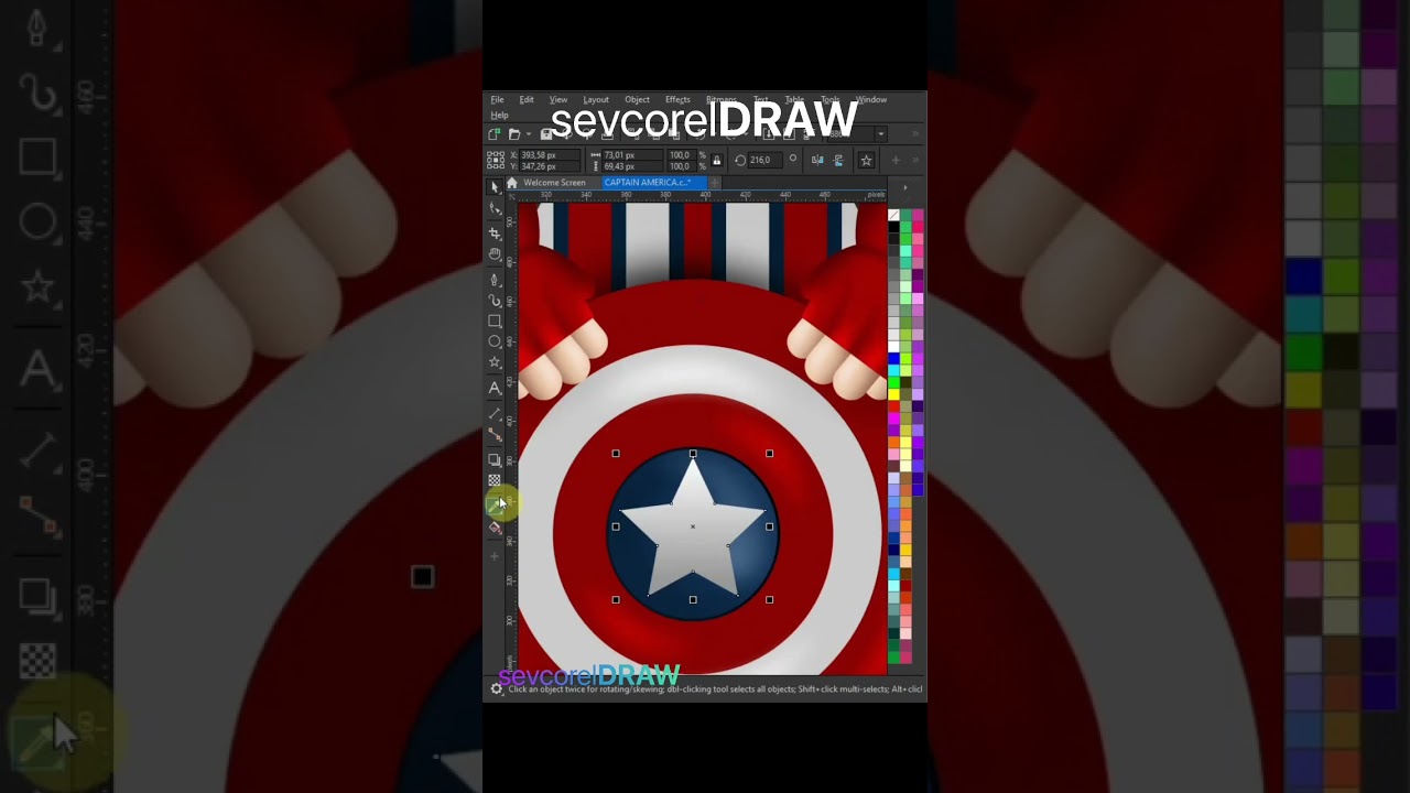 tutorial coreldraw step by step full video check @sevcoreldraw #coreldraw2021 #coreldrawtutorial