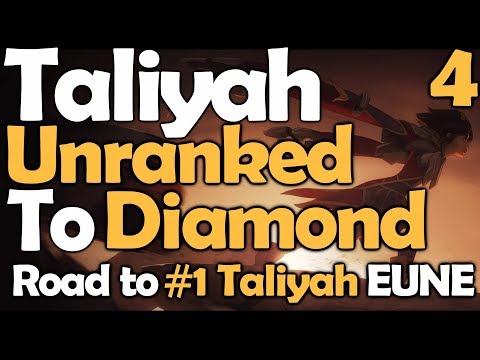 GOING FOR RANK 1 TALIYAH EUNE - UNRANKED TO DIAMOND - GOLD 1 - TALIYAH VS ANIVIA - LEAGUE OF LEGENDS