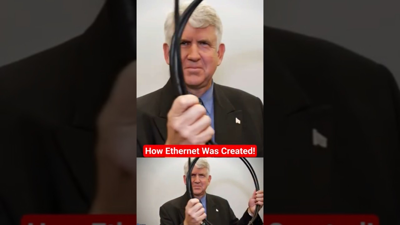 How Ethernet Was Created! #tech #technology #computer#ethernetcable